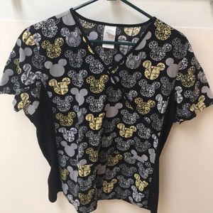 Disney Mickey scrub top. Large